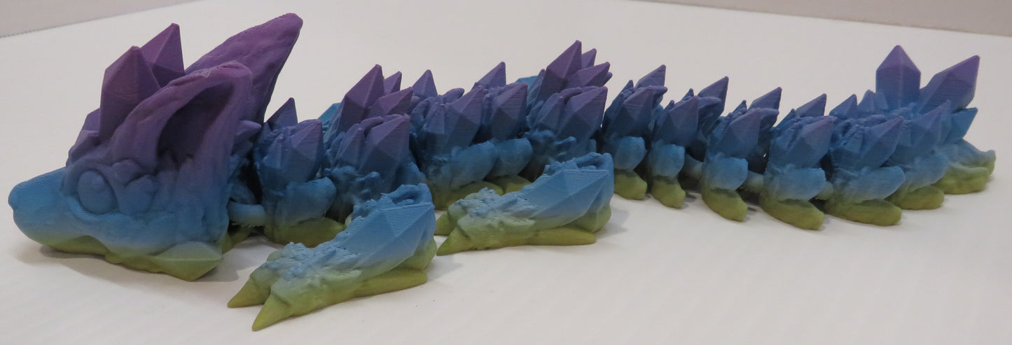 Baby Crystal Wolf Dragon