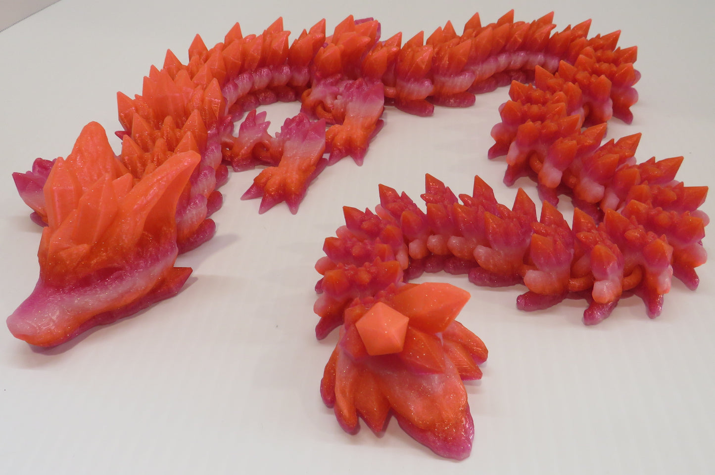 XL Crystal Wolf Dragon