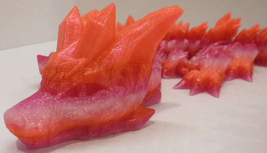 XL Crystal Wolf Dragon