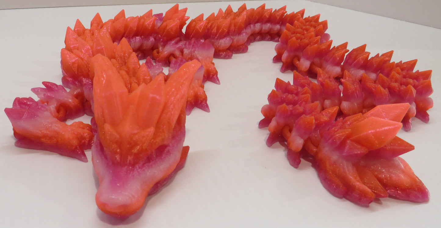 XL Crystal Wolf Dragon