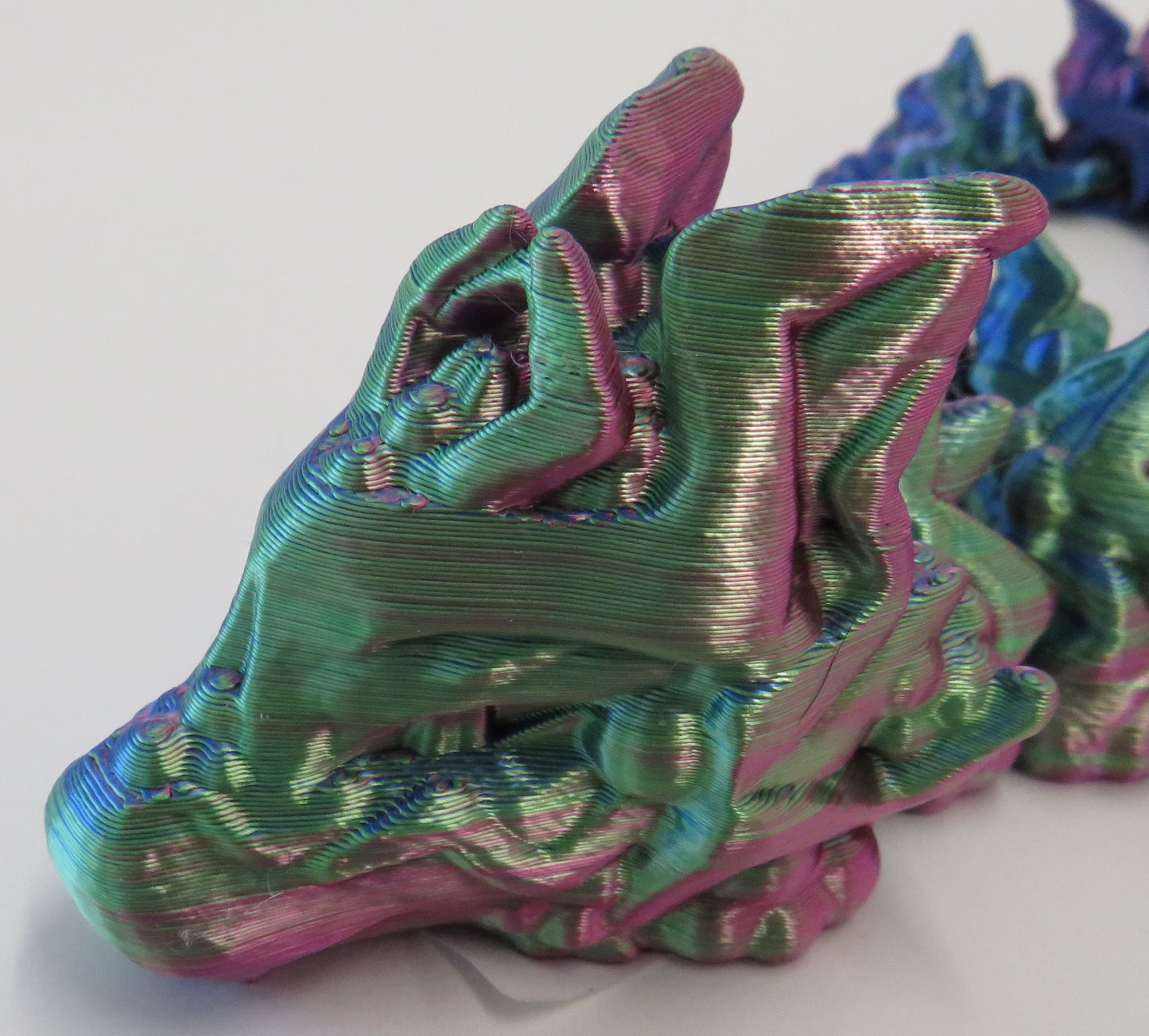 Long Storm Dragon (Pink/Blue/Green)