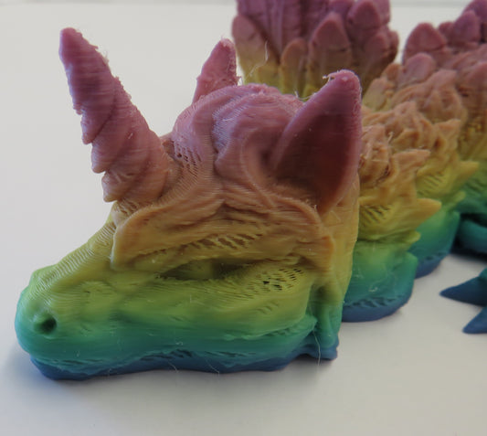 Alicorn Dragon (Pastel Rainbow)