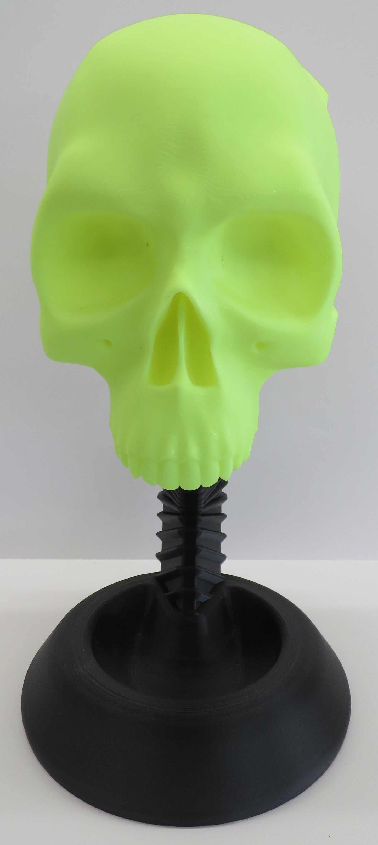 Skull Headset Stand (Neon Yellow)