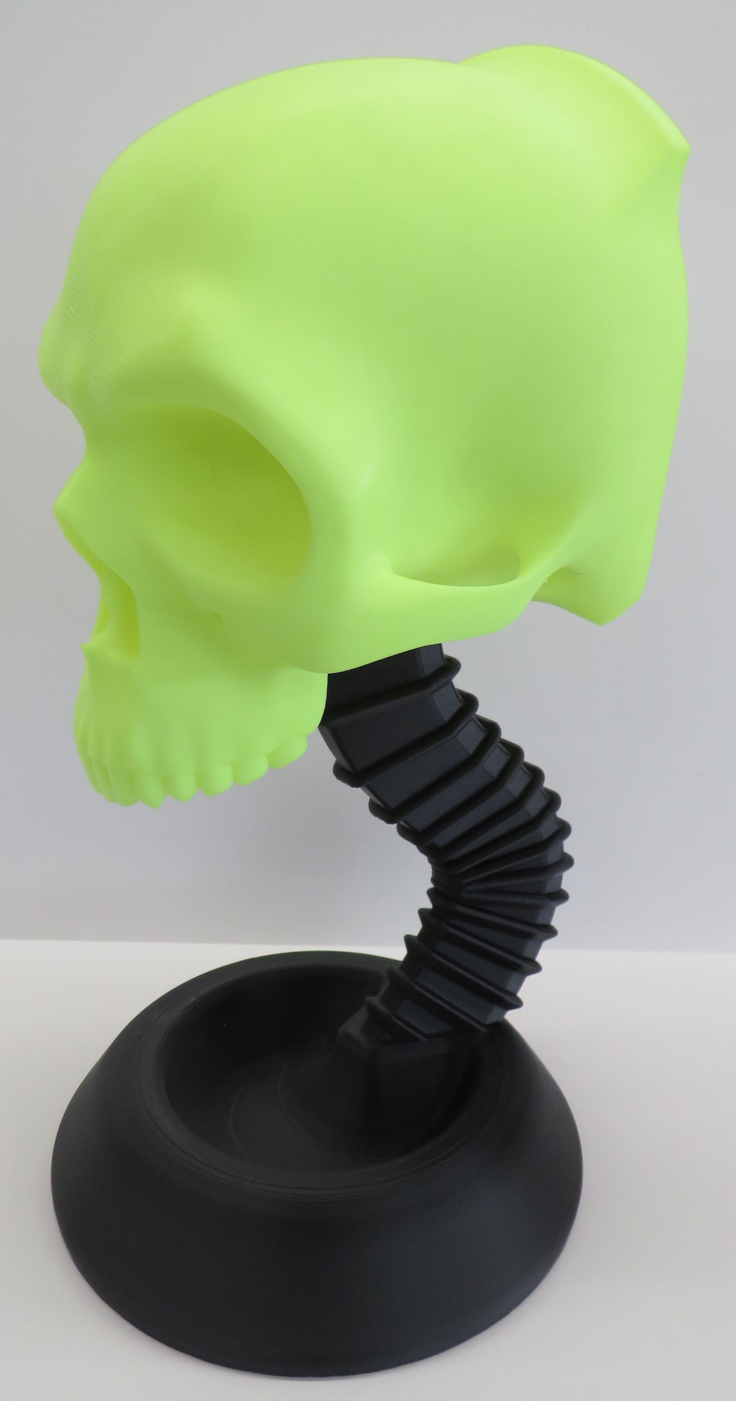 Skull Headset Stand (Neon Yellow)