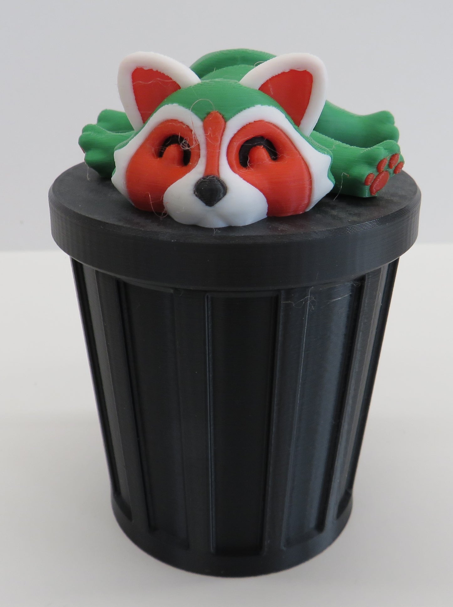 Trash Panda w/ Trashcan (Green/Red)