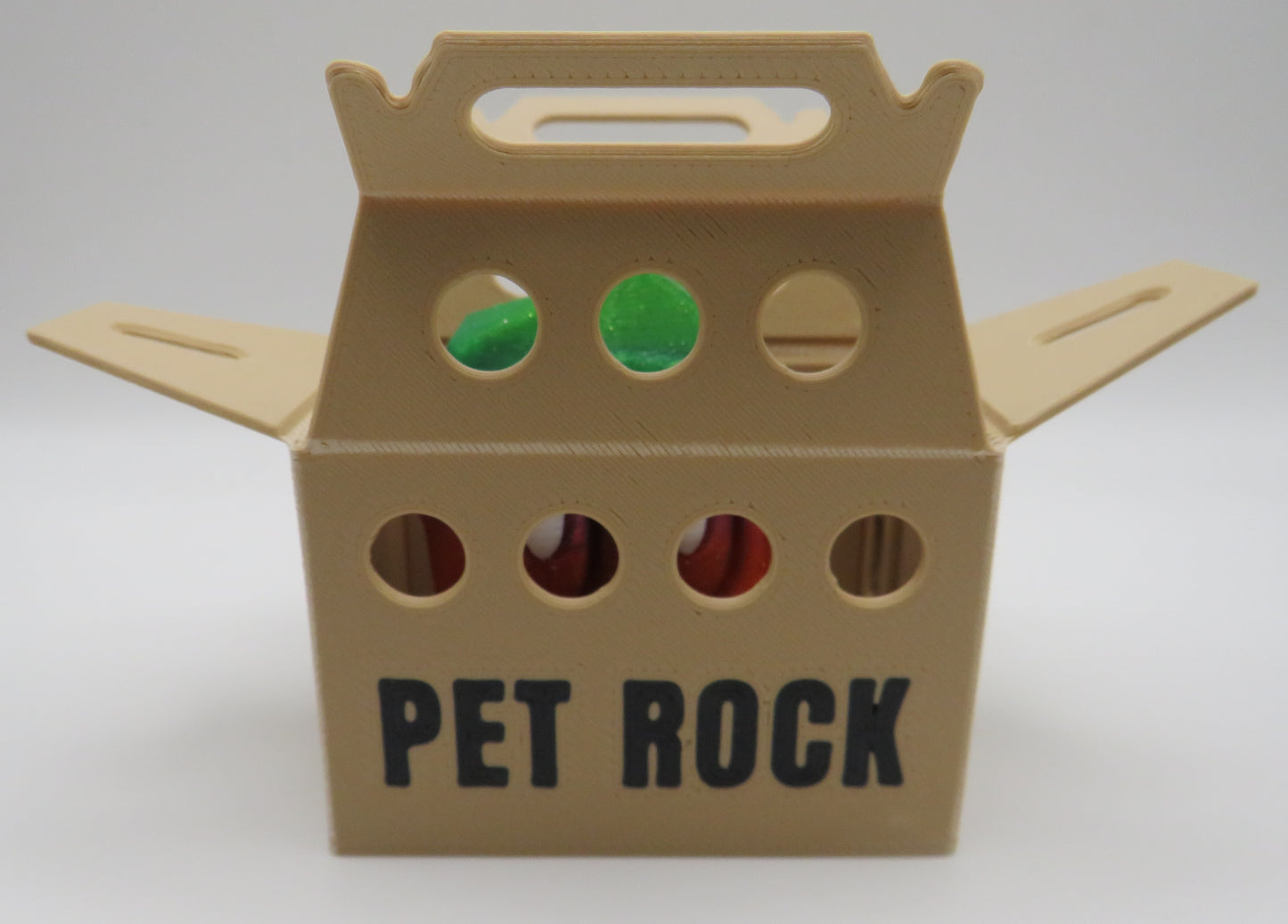 Pet Rock- Rainbow