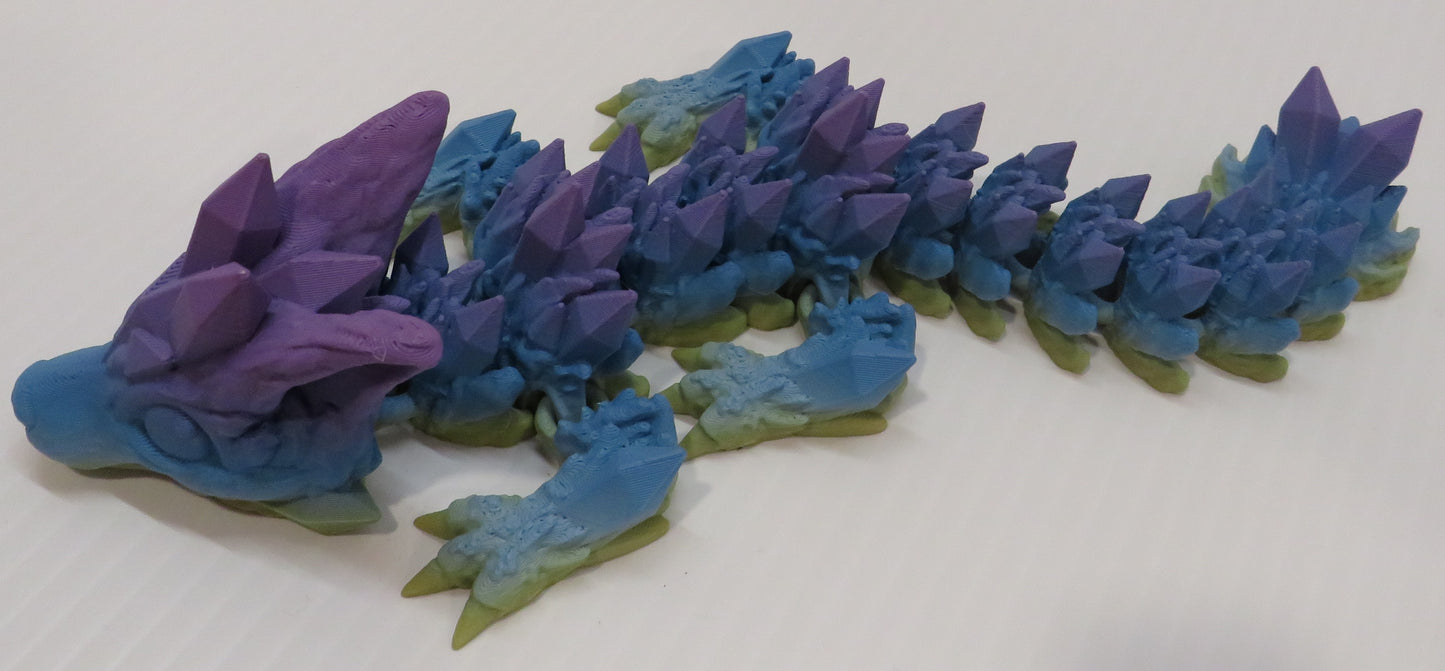 Baby Crystal Wolf Dragon