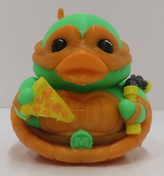 Orange Pizza Hero Duck