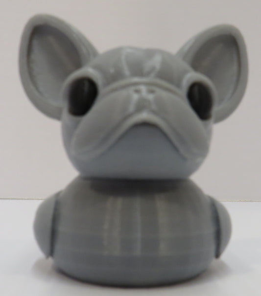 Gray Frenchie Duck