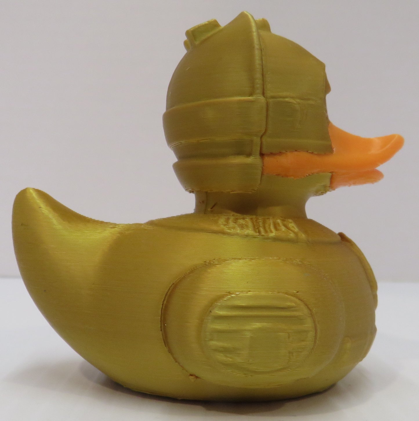 Gold Robot Duck