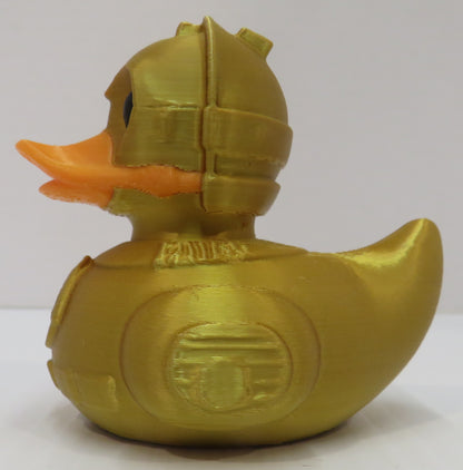 Gold Robot Duck