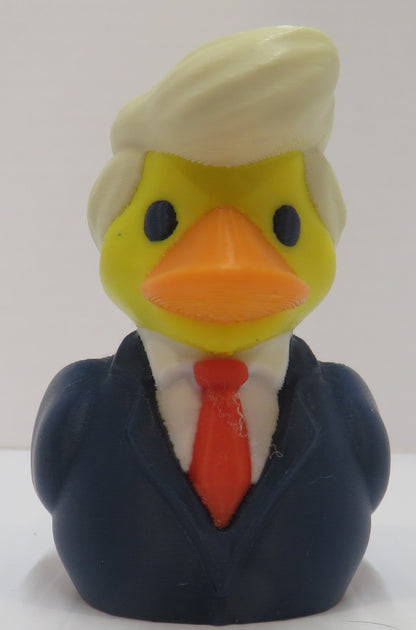Orange Beak President Duck