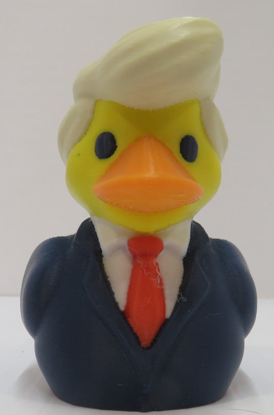 Orange Beak President Duck